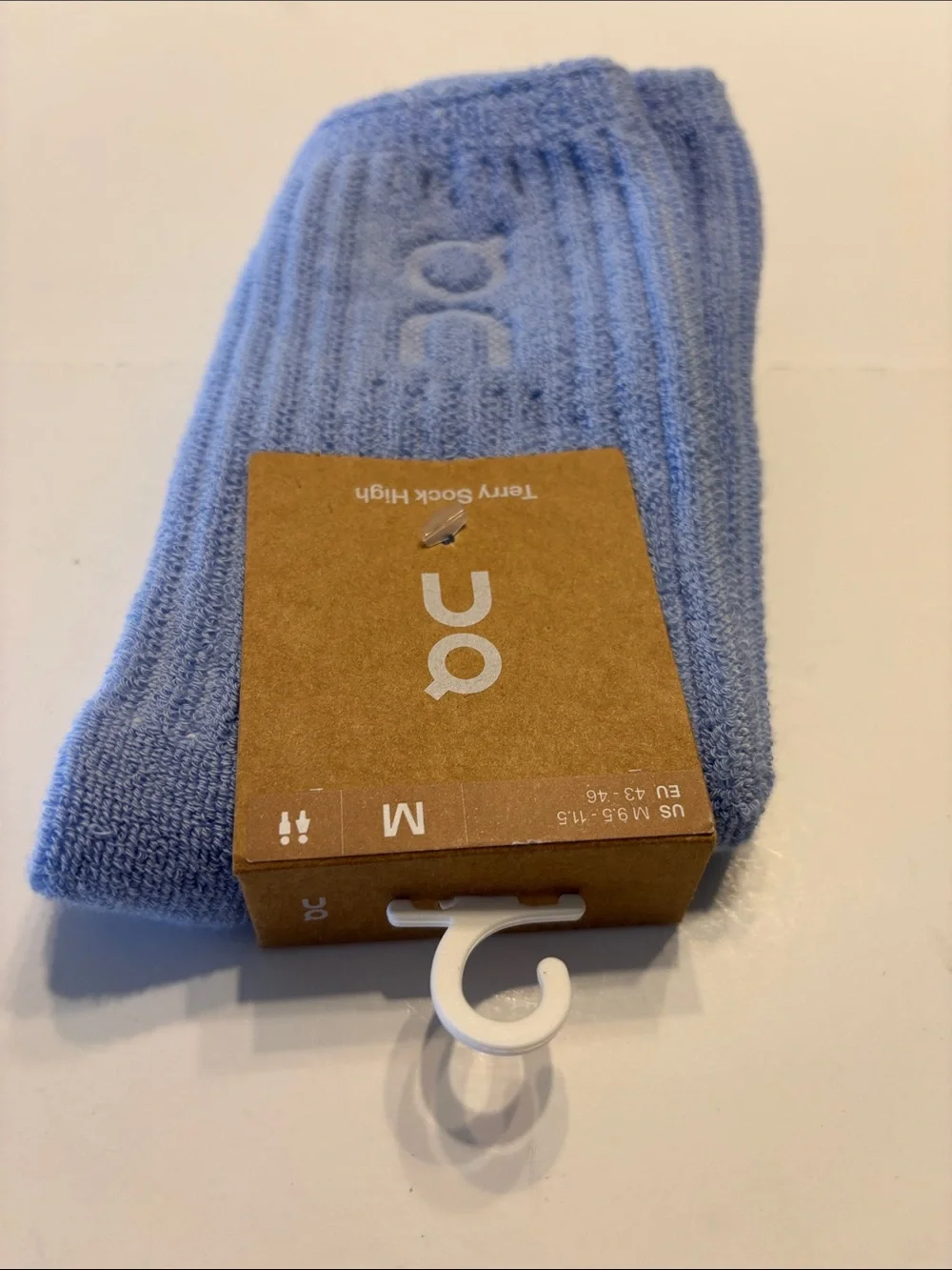 On Running Men's Light Blue Terry Sock High